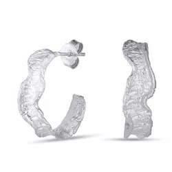 22 mm halfcreool in zilver - Lumé Etched