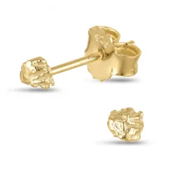 oorsteker in verguld zilver - Lumé Etched