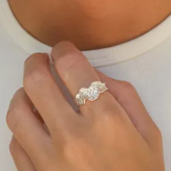 ring in zilver - Lumé Etched