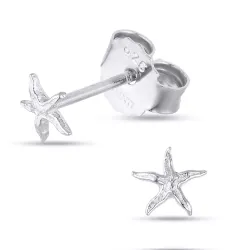 zeester oorsteker in zilver - Lumé Etched