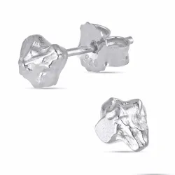 oorsteker in zilver - Lumé Etched