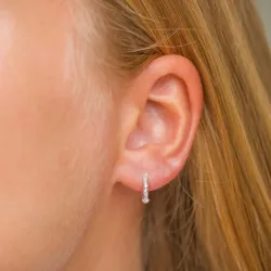 11,5 mm creool in zilver - Lumé Etched