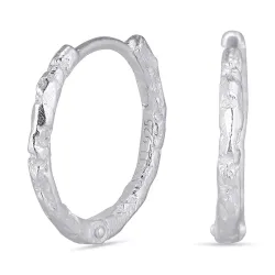 15 mm creool in zilver - Lumé Etched