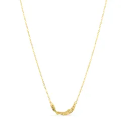 ketting in verguld sterlingzilver - Lumé Etched