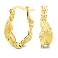 creool in verguld zilver - Lumé Etched