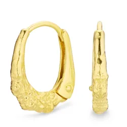 creool in verguld zilver - Lumé Etched