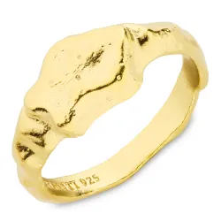 ring in verguld sterlingzilver - Lumé Etched