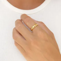 ring in verguld sterlingzilver