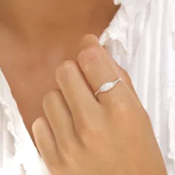 zirkoon ring in zilver - Lumé Illume