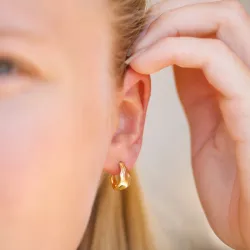 halfcreool in verguld sterlingzilver - Lumé Etched