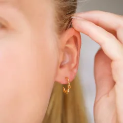 halfcreool in verguld sterlingzilver - Lumé Etched