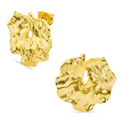 oorbellen in verguld messing - Eliné