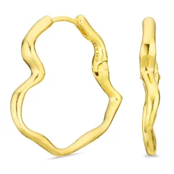 hart creool in verguld messing - Eliné