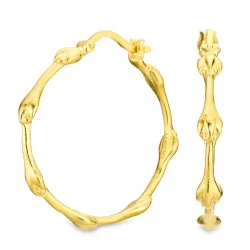 33 mm creool in verguld messing - Eliné