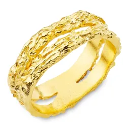 ring in verguld messing - Eliné