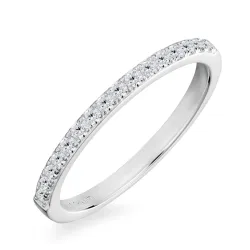 zirkoon mémoire ring in zilver