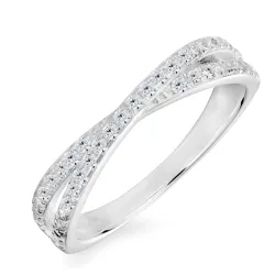zirkoon ring in zilver