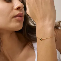 Enamel Amore armband in verguld sterlingzilver
