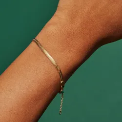 Enamel Caroline armband in verguld sterlingzilver