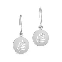 Julie Sandlau Signature oorbellen in satijn gerodineerd sterling zilver