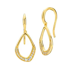 Izabel Camille Titania oorbellen in verguld sterlingzilver