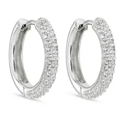 verzamelmonster zirkoon creool in zilver - Lumé Illume