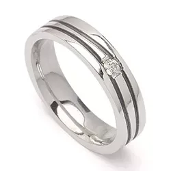 testsieraad zirkoon ring in zilver