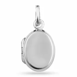 verzamelmonster ovaal medaillon in zilver