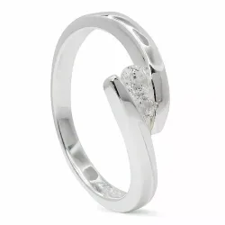 verzamelmonster met structuur vingerring in zilver