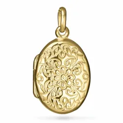 verzamelmonster medaillon hanger in verguld sterlingzilver