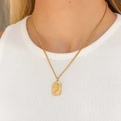 waterproof zon ketting in verguld staal - OCEANA