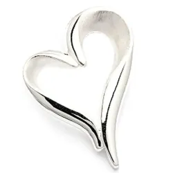 verzamelmonster hart hanger in zilver