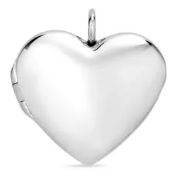 verzamelmonster hart medaillon in zilver