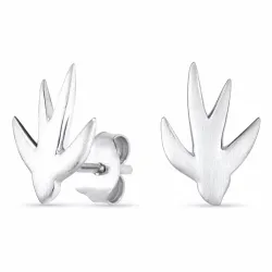 verzamelmonster vogel oorsteker in gerodineerd zilver