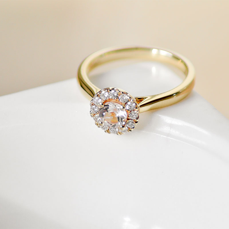 morganite ring