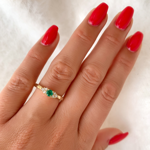 smaragd ring