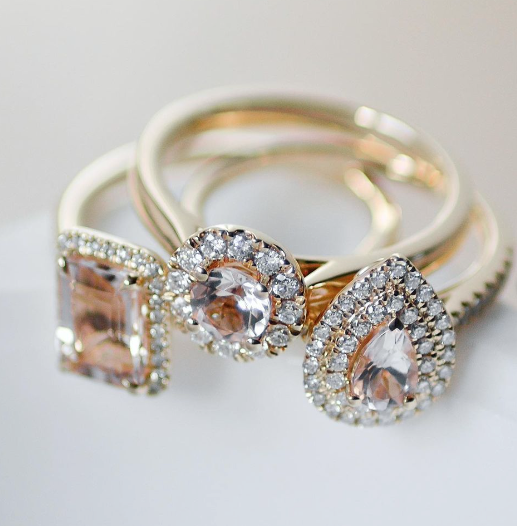 Morganite ringen